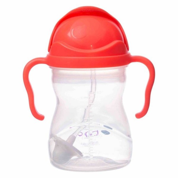 Bidon dla dzieci kubek niekapek ze słomką b.box | arbuzowy 240ml 6m+