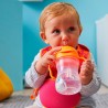 Bidon dla dzieci kubek niekapek ze słomką b.box | pomarańczowy 240ml 6m+