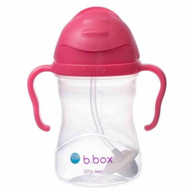 Bidon b.box Boysenberry 240 ml – pastelowy kubek z rurką dla dzieci, szczelny, bez BPA Bidon b.box Boysenberry 240 ml – pastelowy kubek z rurką dla dzieci, szczelny, bez BPA