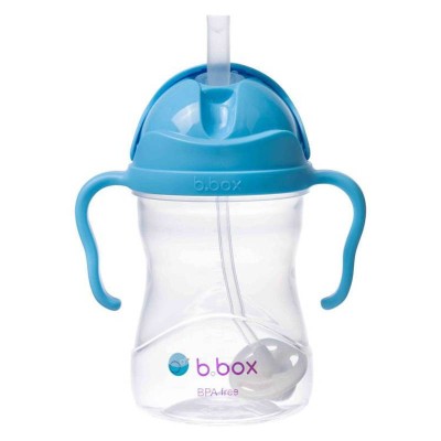 Bidon b.box Boysenberry 240 ml – pastelowy kubek z rurką dla dzieci, szczelny, bez BPA Bidon b.box Boysenberry 240 ml – pastelowy kubek z rurką dla dzieci, szczelny, bez BPA