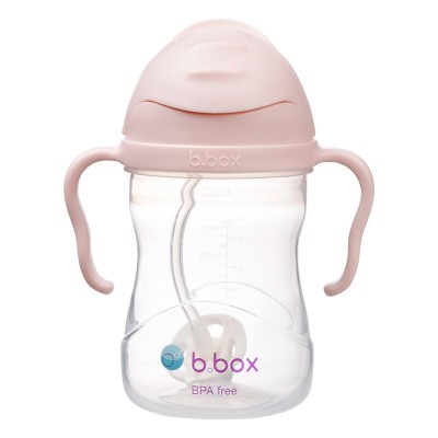 Bidon b.box Blush z obciążoną słomką – idealny kubek dla dziecka 6m+ | Bez BPA