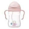 Bidon dla dzieci kubek niekapek ze słomką b.box | Blush 240ml 6m+