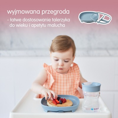 Talerzyk z przyssawką 2w1 dla dzieci – BLW, przegrody, bez BPA | Od 6m+ Talerzyk z przyssawką 2w1 dla dzieci – BLW, przegrody, bez BPA | Od 6m+