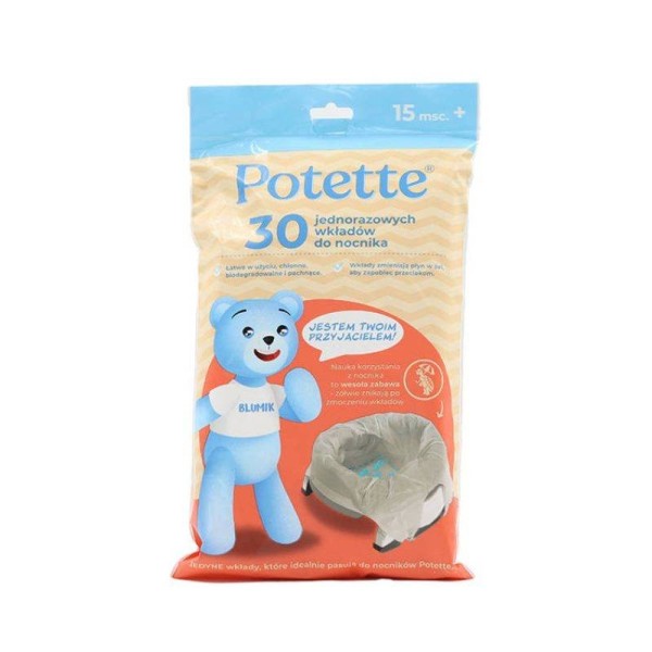Wkłady do nocnika turystycznego Potette | 30szt
