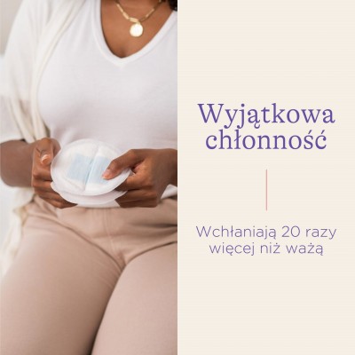 Wkładki laktacyjne jednorazowe – 100 szt. | Superchłonne i dyskretne dla mam karmiących