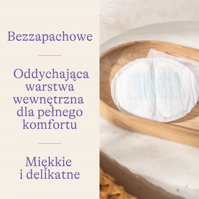 Wkładki laktacyjne jednorazowe – 100 szt. | Superchłonne i dyskretne dla mam karmiących