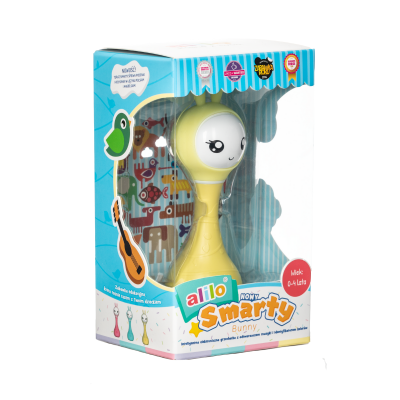 Alilo Smarty Bunny R1 żółty – króliczek edukacyjny z muzyką i kolorami