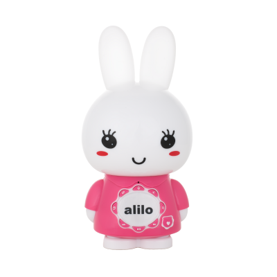 Alilo Big Bunny G7C – interaktywny króliczek MP3, bajki, dyktafon, lampka i głośnik do komputera | różowy