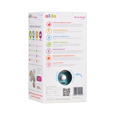 Alilo G6PRO | Króliczek edukacyjny MP3 z Bluetooth, bajkami i lampką nocną | 4mini.pl