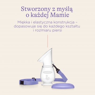 Silikonowy laktator Lansinoh – wygodne i ciche zbieranie mleka bez wysiłku | BPA Free