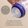 Butelka do karmienia ze smoczkiem o średnim przepływie Natural Wave | Lansinoh 3m+ 240 ml