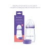 Butelka do karmienia ze smoczkiem o średnim przepływie Natural Wave | Lansinoh 3m+ 240 ml