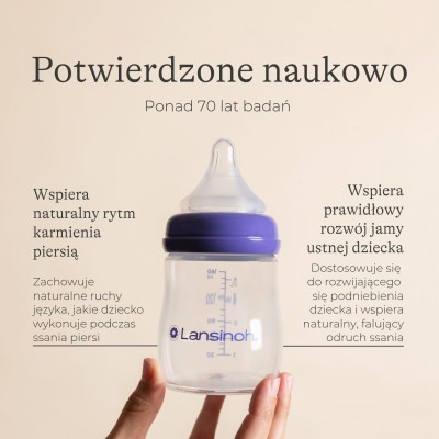 Zestaw 2 butelek Lansinoh 240 ml – Naturalne karmienie i ochrona przed kolkami
