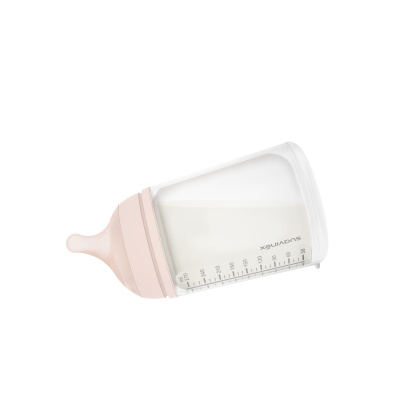 Suavinex Zero Zero 180ml | Butelka antykolkowa | Wolny przepływ | Do karmienia piersią i butelką Suavinex Zero Zero 180ml | Butelka antykolkowa | Wolny przepływ | Do karmienia piersią i butelką