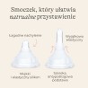Smoczek do karmienia Natural Wave Lansinoh |wolnym przepływie S 1m+ 2szt