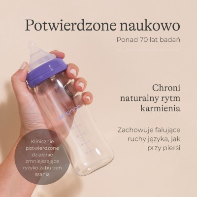 Szklana butelka Lansinoh 240 ml – Bezpieczny, ekologiczny wybór od trzeciego miesiąca Szklana butelka Lansinoh 240 ml – Bezpieczny, ekologiczny wybór od trzeciego miesiąca
