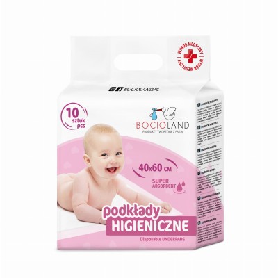 Jednorazowe Podkłady Higieniczne 40x60 cm – Do Przewijania i Połogu | Komfort i Czystość
