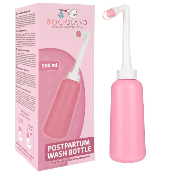 Bocioland butelka do podmywania 500 ml | delikatna higiena intymna po porodzie