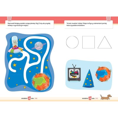 Akademia 3-latka – książeczka edukacyjna z zadaniami dla dzieci Akademia 3-latka – książeczka edukacyjna z zadaniami dla dzieci