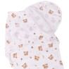 Infantilo Otulacz dzianinowy premium  Teddy bear| spokojny sen