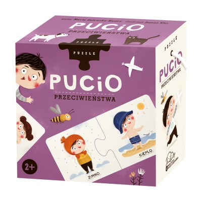 Puzzle Pucio Przeciwieństwa – nauka pojęć i mowy | Nasza Księgarnia Puzzle Pucio Przeciwieństwa – nauka pojęć i mowy | Nasza Księgarnia