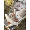 Infantilo wkładka do wózka spacerówki dwustronny zestaw 4w1 Velvet forest friends beżowy