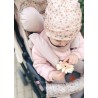 Infantilo wkładka do wózka spacerówki dwustronny zestaw 4w1 Velvet spring meadow lukrowy