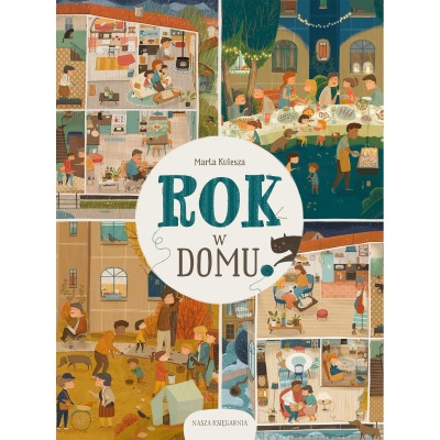 Rok w domu – książka bez słów dla dzieci | Nasza Księgarnia Rok w domu – książka bez słów dla dzieci | Nasza Księgarnia