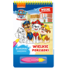 Psi Patrol Wielkie porządki – kolorowanka wodna z zadaniami, bez brudzenia