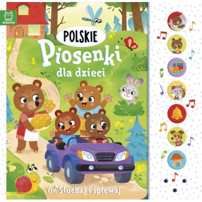 Polskie piosenki dla dzieci – książka dźwiękowa Słuchaj i śpiewaj Polskie piosenki dla dzieci – książka dźwiękowa Słuchaj i śpiewaj