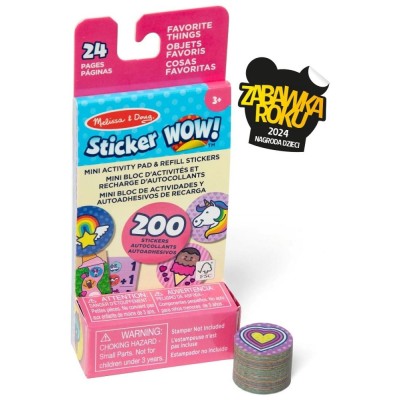 STICKER WOW! – Zestaw Uzupełniający z Naklejkami i Książeczką | Zabawka Roku 2024 STICKER WOW! – Zestaw Uzupełniający z Naklejkami i Książeczką | Zabawka Roku 2024