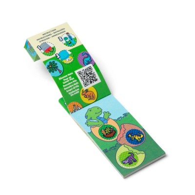 STICKER WOW! Dinozaury – Książeczka i 200 Naklejek | Kreatywny Zestaw dla Dzieci 3+ STICKER WOW! Dinozaury – Książeczka i 200 Naklejek | Kreatywny Zestaw dla Dzieci 3+