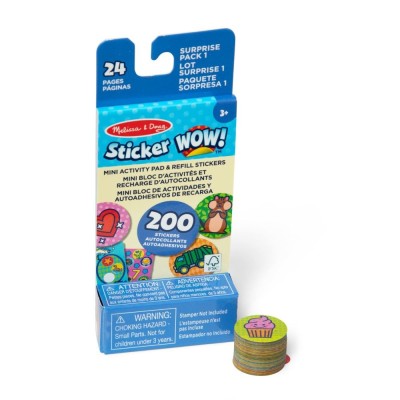 STICKER WOW! – Naklejki Niespodzianki i Mini Książeczka | Kreatywna Zabawa dla Dzieci 3+ STICKER WOW! – Naklejki Niespodzianki i Mini Książeczka | Kreatywna Zabawa dla Dzieci 3+