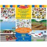 Melissa & Doug naklejki wielorazowe 165 szt pojazdy 3+