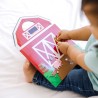 Naklejki ze zwierzętami wielorazowe | dwustronna plansza 4+ Melissa & Doug