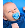 LUU Kids Smoczek pozycjonujący Greek Sky 6m|+ wspiera rozwój jamy ustnej, silikon medyczny, bez BPA