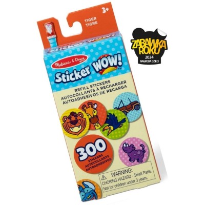 Naklejki Sticker WOW! Dżungla – 300 Naklejek Zwierząt | Kreatywna Zabawa 3+ Naklejki Sticker WOW! Dżungla – 300 Naklejek Zwierząt | Kreatywna Zabawa 3+