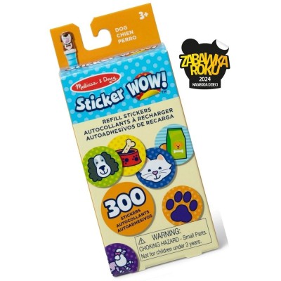 Sticker WOW! Naklejki Psiaki – 300 szt. | Idealne uzupełnienie do stempelka | Dla dzieci 3+ Sticker WOW! Naklejki Psiaki – 300 szt. | Idealne uzupełnienie do stempelka | Dla dzieci 3+
