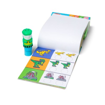 Sticker WOW! Dinozaur – książeczka ze stemplem i 300 naklejkami prehistorycznymi | Zabawka Roku 2024