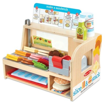 Bar Kanapkowy Melissa & Doug – zestaw do kreatywnej zabawy w gotowanie dla dzieci 3+ Bar Kanapkowy Melissa & Doug – zestaw do kreatywnej zabawy w gotowanie dla dzieci 3+