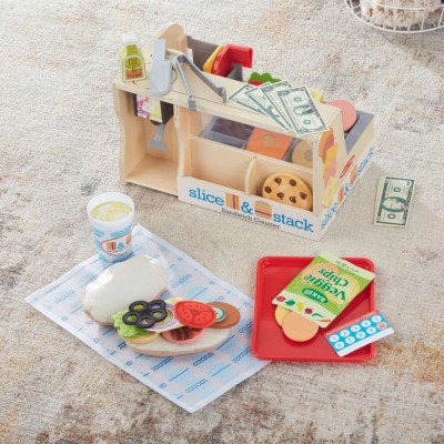 Bar Kanapkowy Melissa & Doug – zestaw do kreatywnej zabawy w gotowanie dla dzieci 3+ Bar Kanapkowy Melissa & Doug – zestaw do kreatywnej zabawy w gotowanie dla dzieci 3+