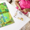 Naklejki ze zwierzętami safari wielorazowe | dwustronna plansza 4+ Melissa & Doug