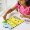 Naklejki ze zwierzętami safari wielorazowe | dwustronna plansza 4+ Melissa & Doug