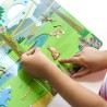 Naklejki ze zwierzętami safari wielorazowe | dwustronna plansza 4+ Melissa & Doug