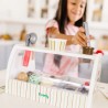 Drewniana lodziarnia Melissa & Doug | edukacyjna zabaw w sklep dla dzieci 3+