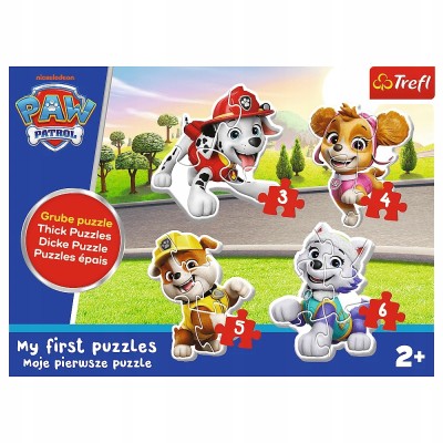 Puzzle Psi Patrol Baby Classic – edukacyjne puzzle dla najmłodszych TREFL 36136 Puzzle Psi Patrol Baby Classic – edukacyjne puzzle dla najmłodszych TREFL 36136