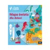 Czytaj z Albikiem Mapa Świata 4+ | Edukacyjna Mapa Dla Dzieci z Nagrodami Dźwiękowymi do Pióra