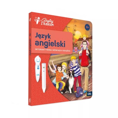 Interaktywna książka do nauki angielskiego 6+ | Albik – Angielski dla dzieci z piórem mówiącym Interaktywna książka do nauki angielskiego 6+ | Albik – Angielski dla dzieci z piórem mówiącym