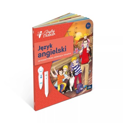 Interaktywna książka do nauki angielskiego 6+ | Albik – Angielski dla dzieci z piórem mówiącym Interaktywna książka do nauki angielskiego 6+ | Albik – Angielski dla dzieci z piórem mówiącym
