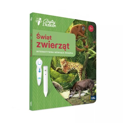 Świat Zwierząt 5+ – Interaktywna książka Albik | Nauka i odgłosy zwierząt dla dzieci Świat Zwierząt 5+ – Interaktywna książka Albik | Nauka i odgłosy zwierząt dla dzieci